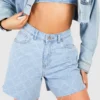 2 Women Denim Short