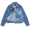 Laser Engraving Print Jacket Laser Engraving Face Denim Jacket