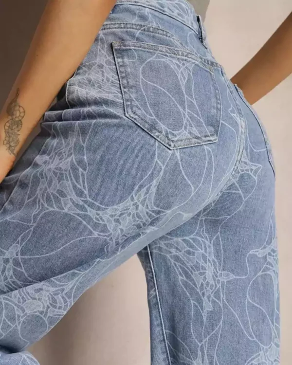 Custom Laser Engraving Denim Jeans