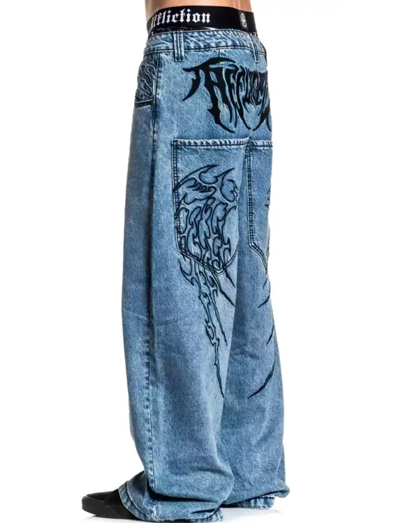 Affixed Cloth Embroidery Denim Custom Affixed Cloth Embroidery Denim