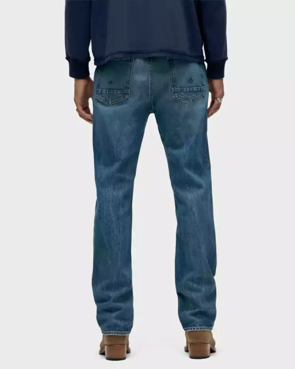 Blue washed Classic Straight Leg Jean Blue washed Classic Straight Leg Jean