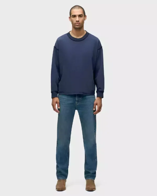 Blue washed Classic Straight Leg Jean Blue washed Classic Straight Leg Jean