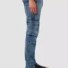 Bule washed Skinny Cargo Bule washed Skinny Cargo