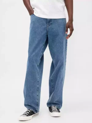Classic five-pocket jean in a medium wash Classic five-pocket jean in a medium wash