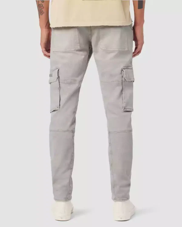 Dark Grey wash Skinny Cargo
