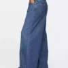 Dark blue Mid Rise UltraSoft Baggy Jeans