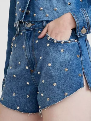 Dark blue Short Jeans