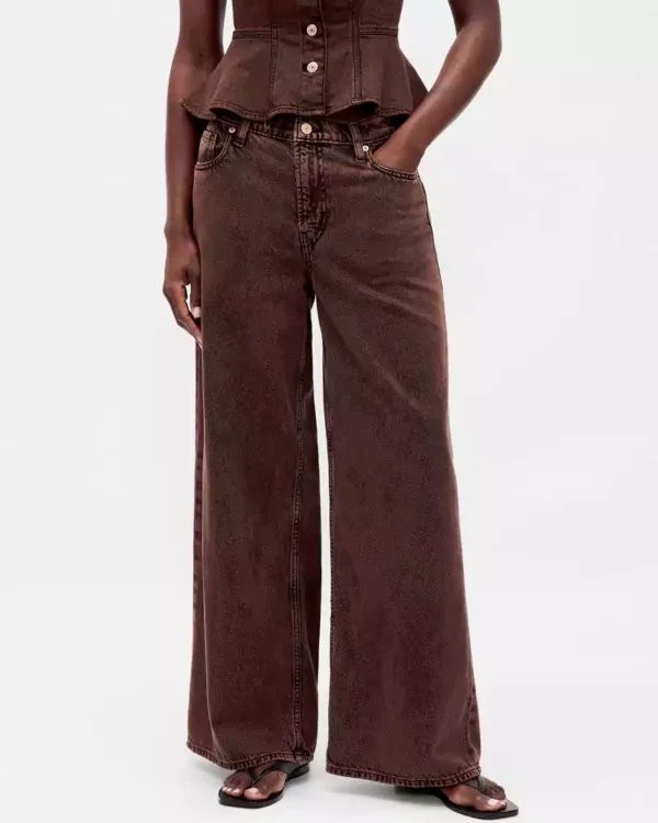 Dark brown washed Baggy Jeans Dark brown washed Baggy Jeans