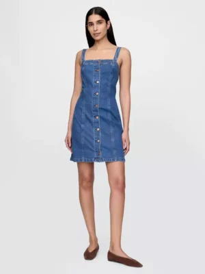 Denim Mini Dress Denim Mini Dress