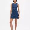 Denim a line dress