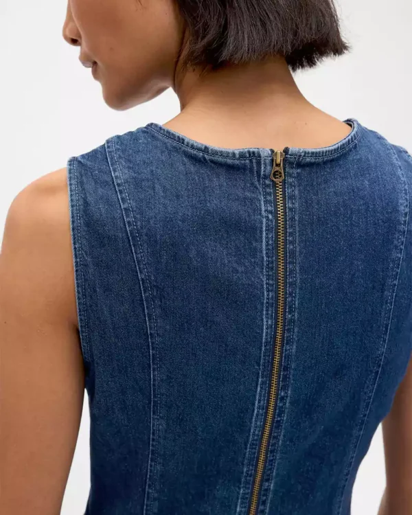 Denim a line dress