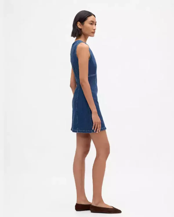 Denim a line dress