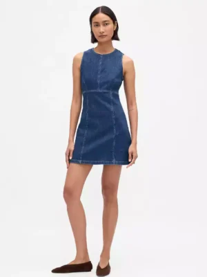 Denim a line dress Denim a line dress