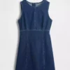 Denim a line dress