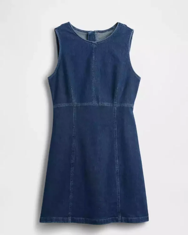 Denim a line dress