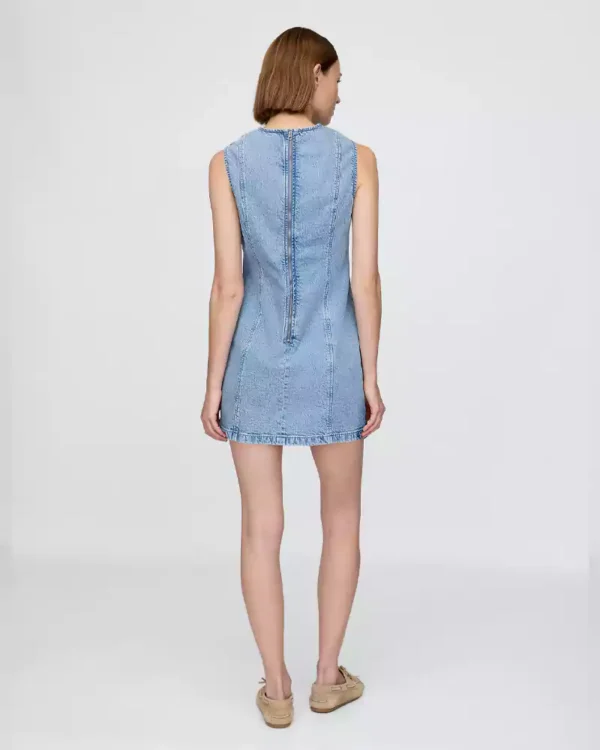 Denim a line dress