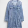 Denim casual dresses