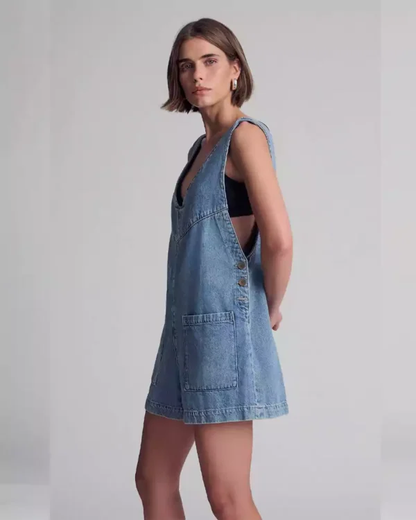 Denim romper women Denim romper women
