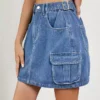 Denim short skirt women Denim short skirt women