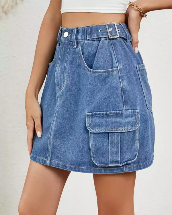 Denim short skirt women Denim short skirt women