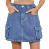 Denim short skirt women Denim short skirt women