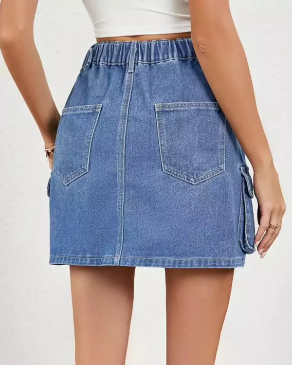 Denim short skirt women Denim short skirt women