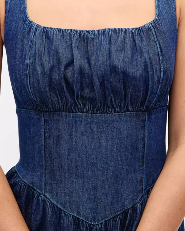 Denim summer dresses for women