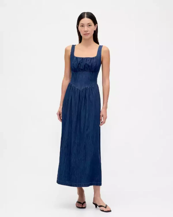 Denim summer dresses for women