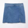 High-Waisted Denim Skort High-Waisted Denim Skort