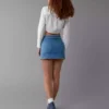 High-Waisted Denim Skort High-Waisted Denim Skort