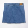 High-Waisted Denim Skort High-Waisted Denim Skort
