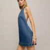 Lived-In Denim Mini Dress