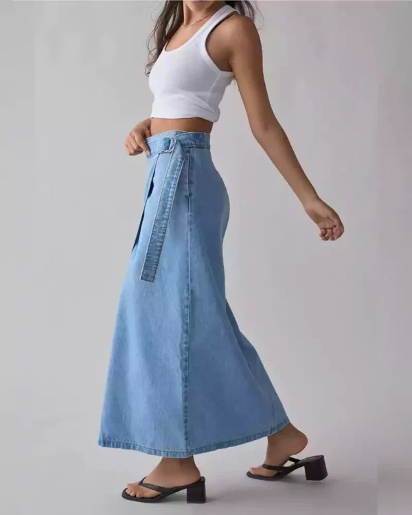 Maxi denim skirt Maxi denim skirt