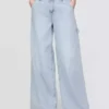 Mid Rise Light blue washed UltraSoft Baggy Jeans Mid Rise Light blue washed UltraSoft Baggy Jeans