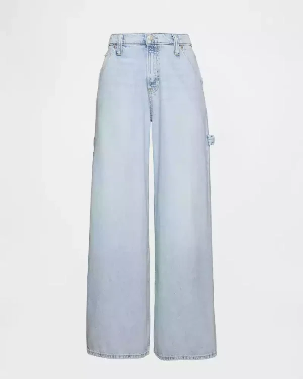 Mid Rise Light blue washed UltraSoft Baggy Jeans Mid Rise Light blue washed UltraSoft Baggy Jeans