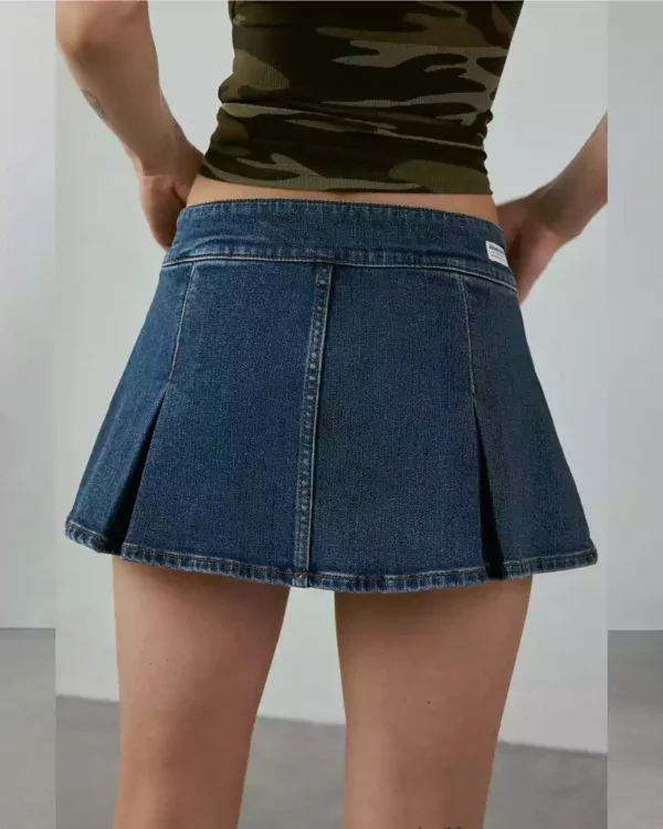 Mid Rise Pleated girls skirts