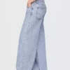 Mid Rise UltraSoft Boxer Baggy Jeans Light blue washed Baggy Jeans