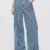 Mid Rise UltraSoft Denim Stripe Baggy Jeans Mid Rise UltraSoft Denim Stripe Baggy Jeans