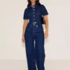 Petite Indigo Blue Wash Straight Leg Mid Rise Jeans Petite Indigo Blue Wash Straight Leg Mid Rise Jeans
