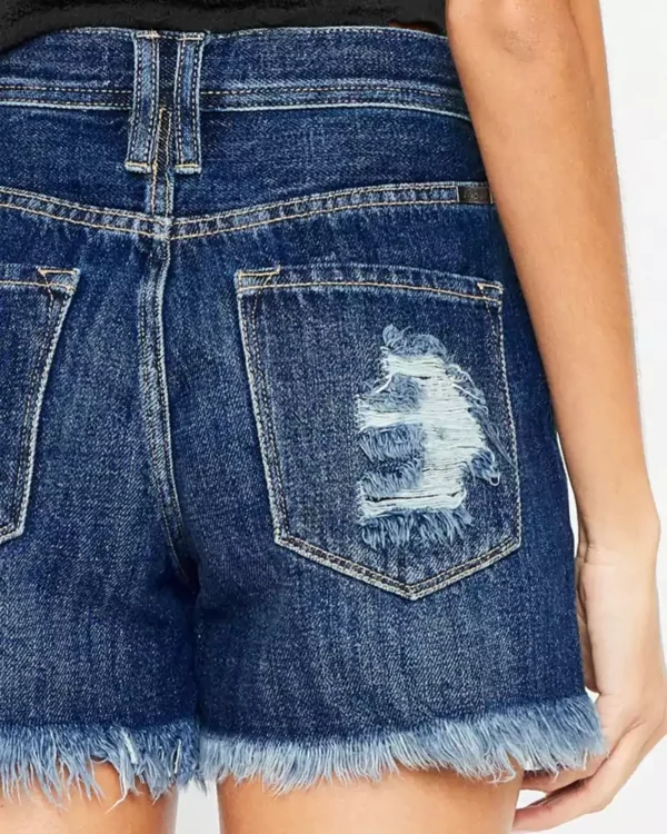 Raw Hem Button-Fly Denim Shorts Raw Hem Button-Fly Denim Shorts