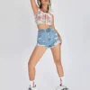 Raw Hem Distressed women shorts Raw Hem Distressed women shorts