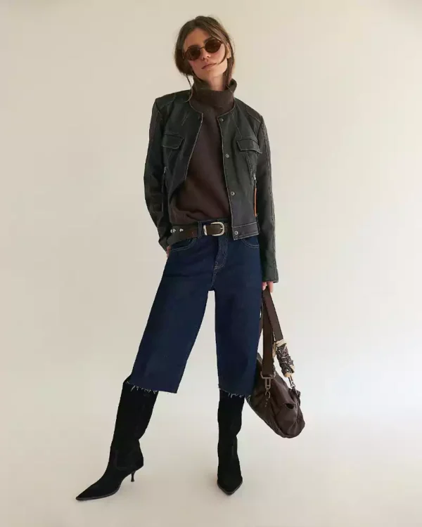 Streetwear denim shorts for women