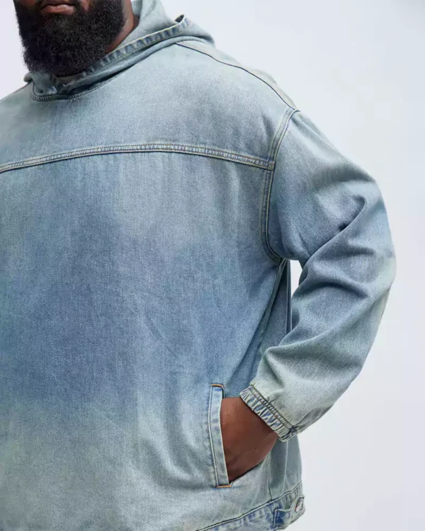 Tears hoodie denim Jacket Denim tears hoodie Pullover Jacket