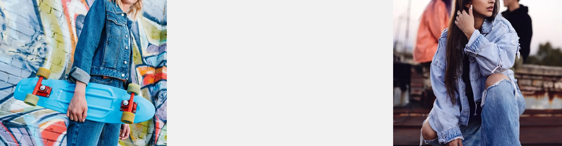 Denim matching sets women