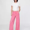 baggy jean in a sugar pink wash Baggy jean in a sugar pink wash