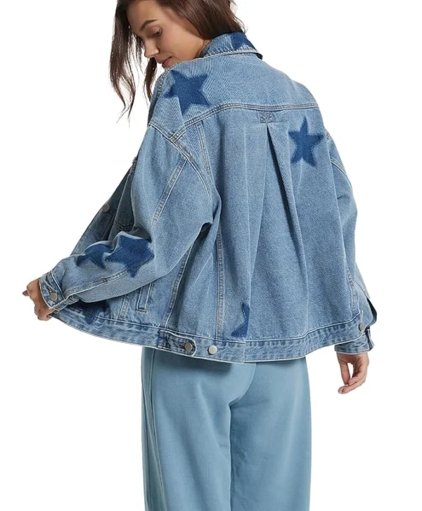 Affixed Cloth Embroidery Denim Clothing Custom Affixed Cloth Embroidery Denim Jacket