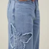 Affixed Cloth Embroidery Denim Clothing Custom Affixed Cloth Embroidery Denim Jeans