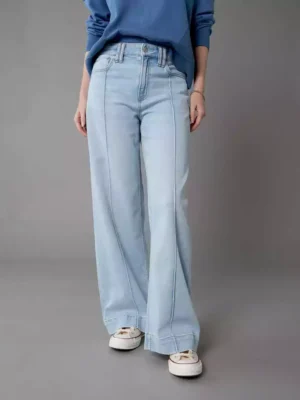 Baggy denim blue jeans Baggy denim blue jeans