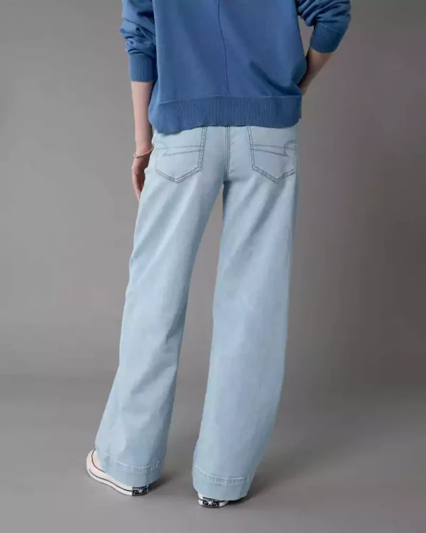 Baggy denim blue jeans Baggy denim blue jeans