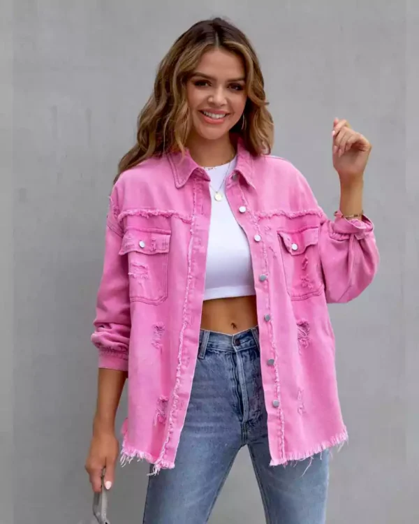 Color denim jacket Color denim jacket